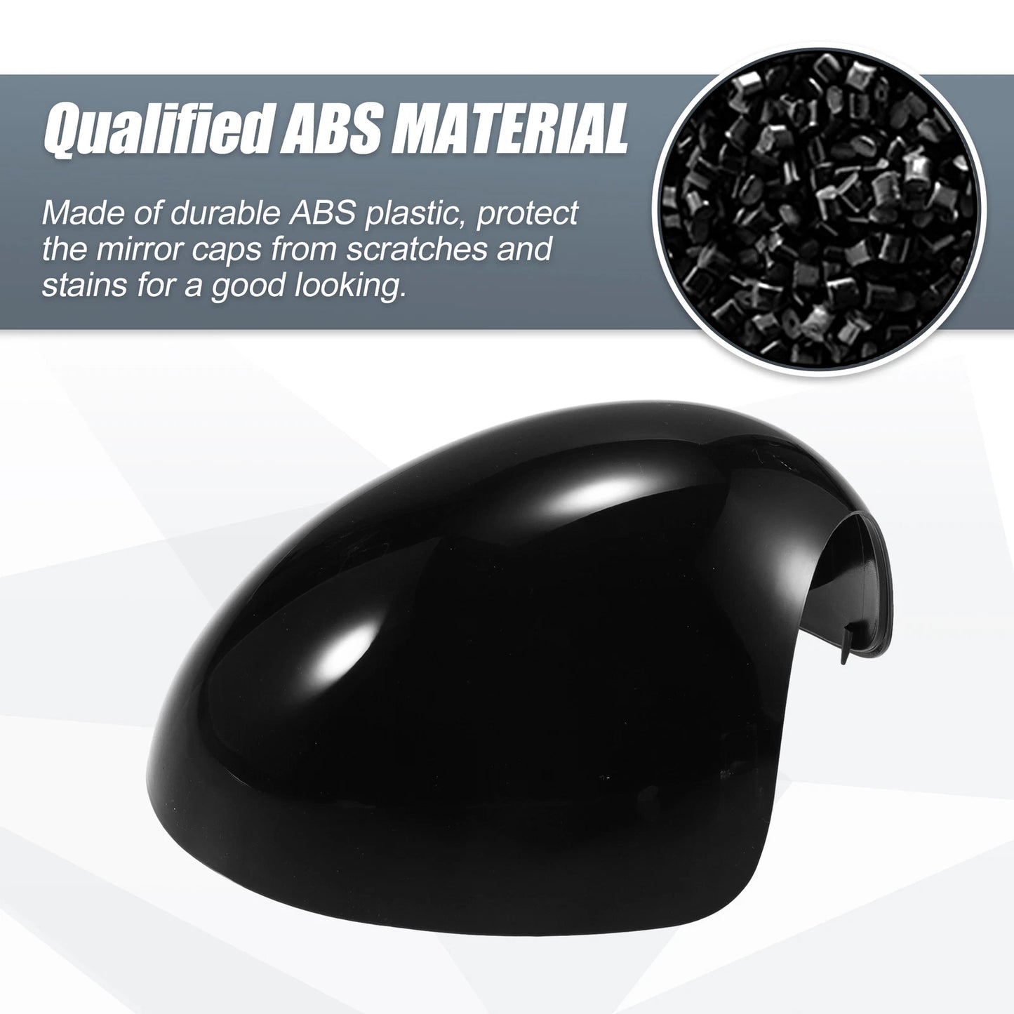 Right Side Mirror Cover Gloss Black for BMW Mini Clubman R55 (2007–2015)