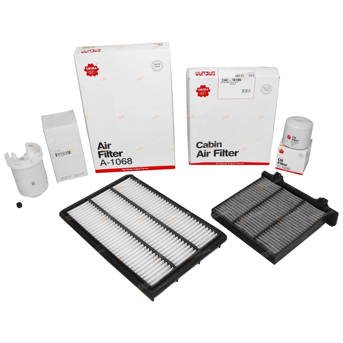 Oil Air Fuel Cabin Filter Kit for Pajero NM NP (2000–2006)