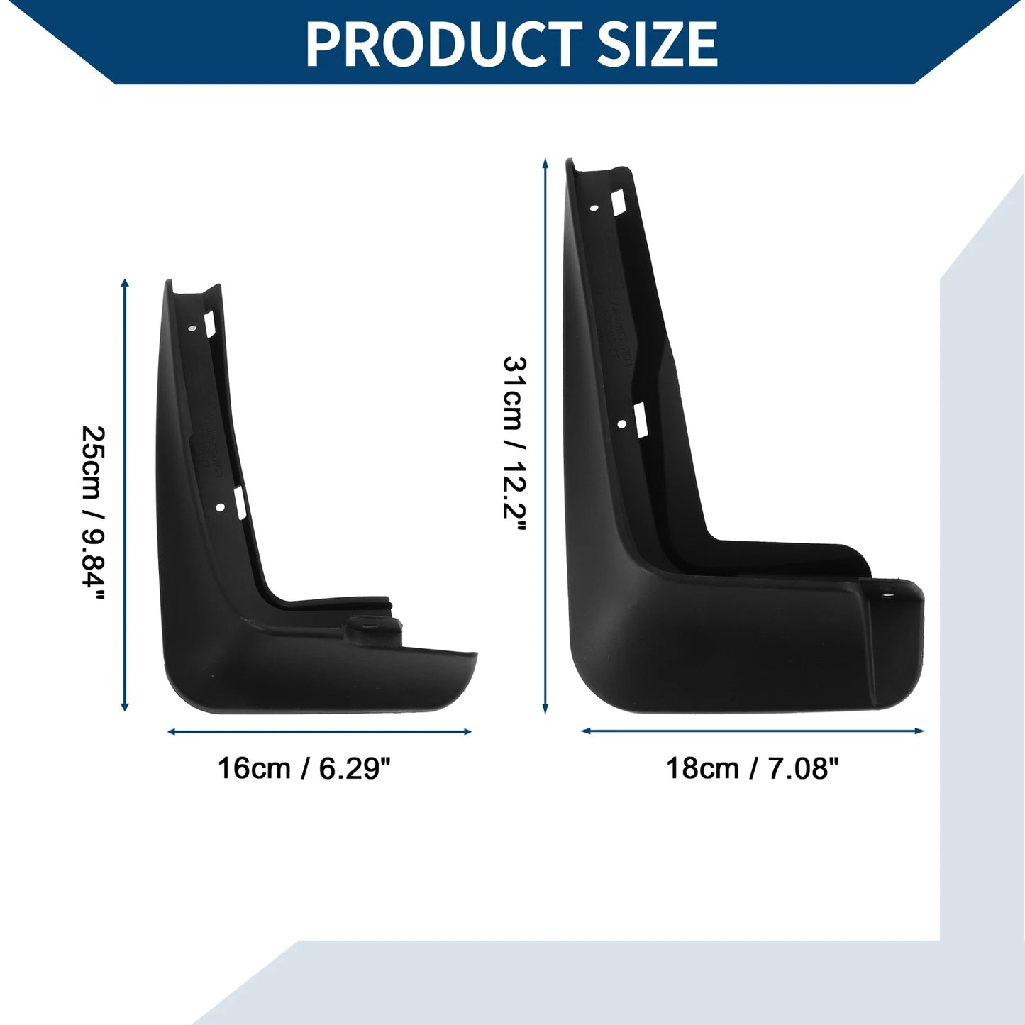 Set of 4 Mud Flaps Splash Guards for BMW Mini Cooper (2022–2024)