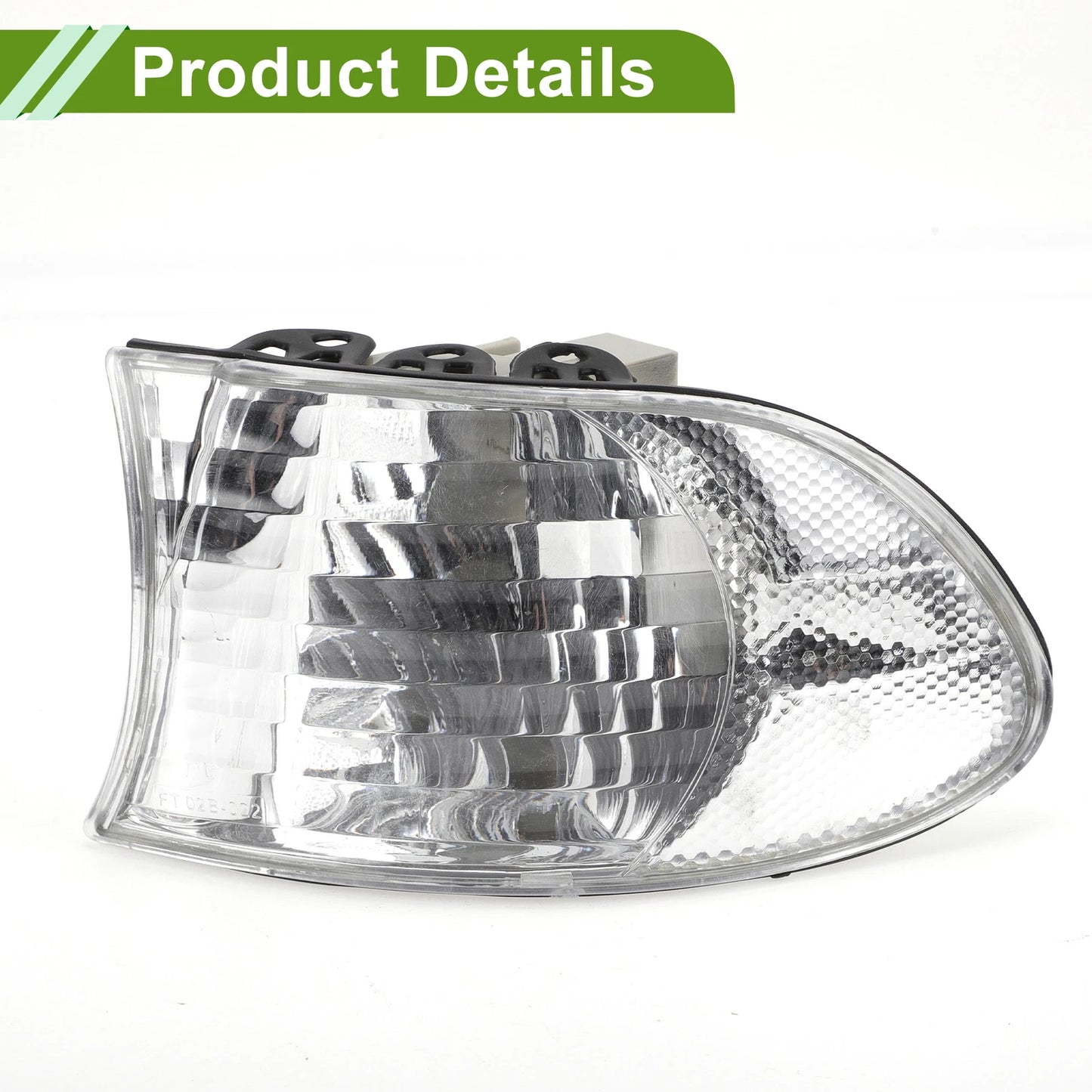 1Pc Left Corner Signal Light Cover for BMW 7 Series (1999–2001) No. 63138379107