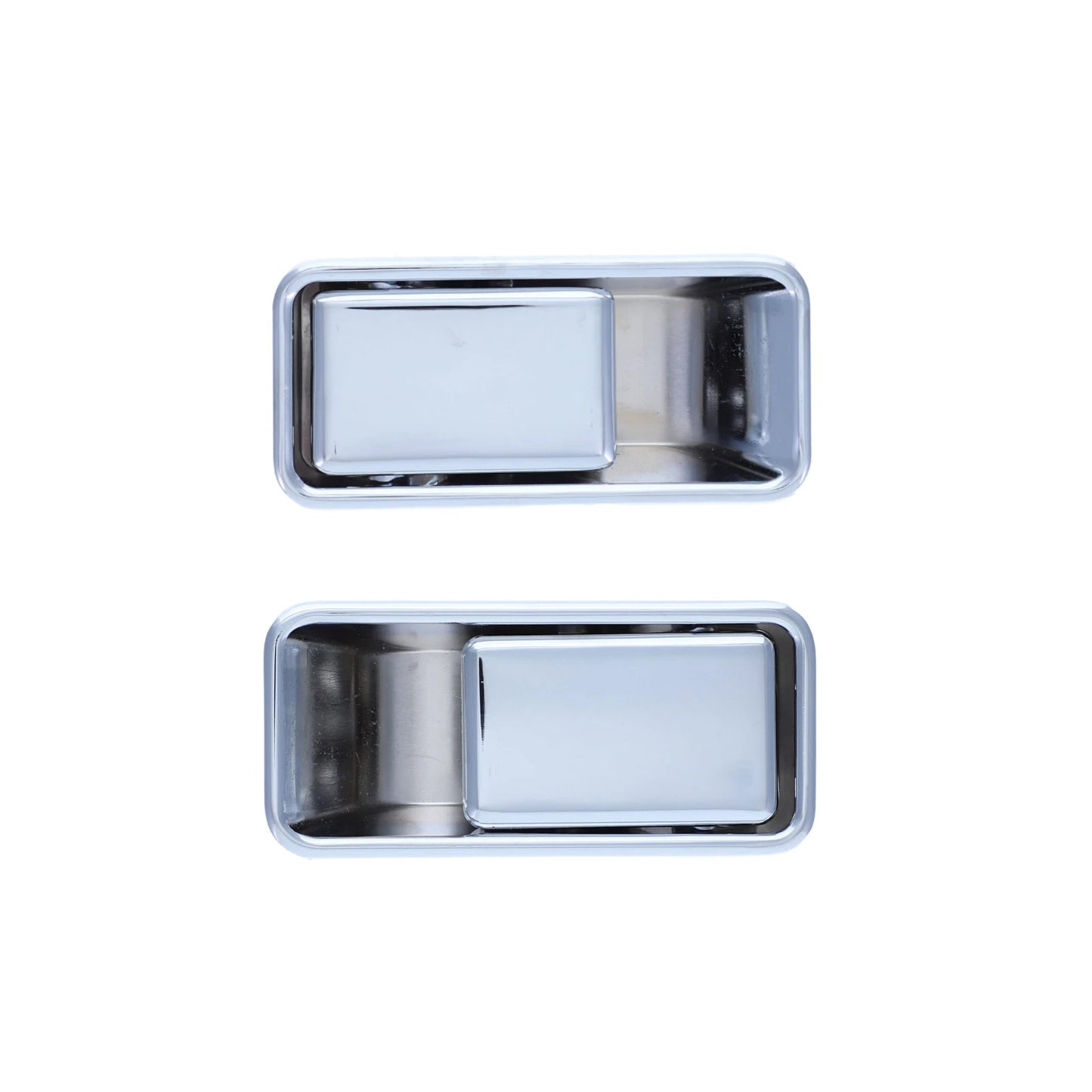 Set of 2 Chrome Outer Door Handles for Jeep Wrangler TJ (1996–2007)