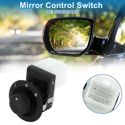 Car Mirror Switch for Dodge Avenger Dakota Durango (2008-2014) - Black Plastic
