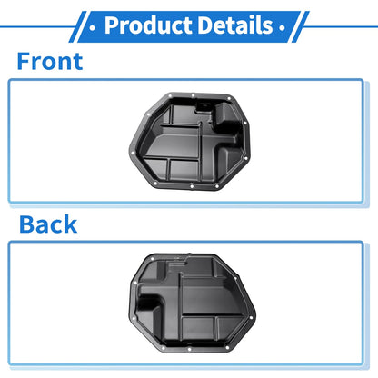 1 Pc Engine Oil Pan No.11110EN210 for Nissan Cube (2009–2014) Iron Black