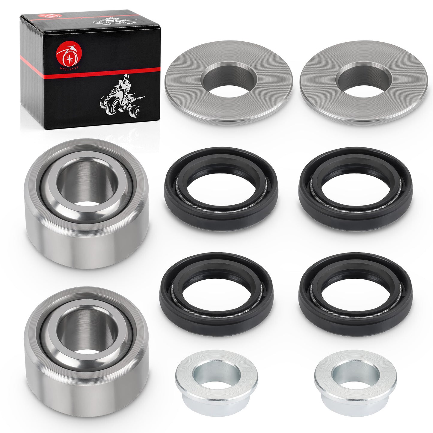 Rear Shock Bushing Bearing Rebuild Kit for Yamaha Banshee 350 (1987–2006)
