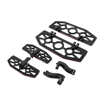 Front Floorboard & Rear Foot Pegs with Mounts for Harley Touring (93-23)