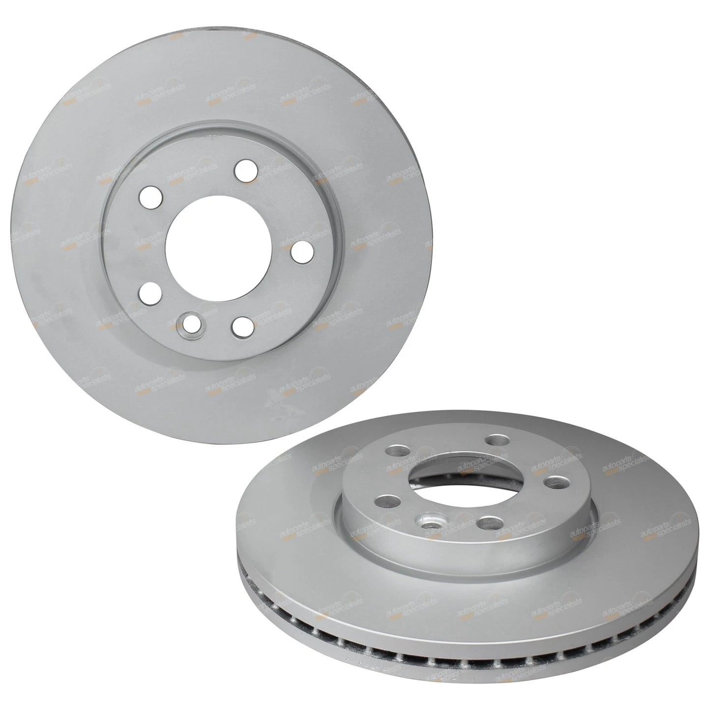 2X Front Disc Brake Rotors for VW Touareg (2004–2009) 308mm