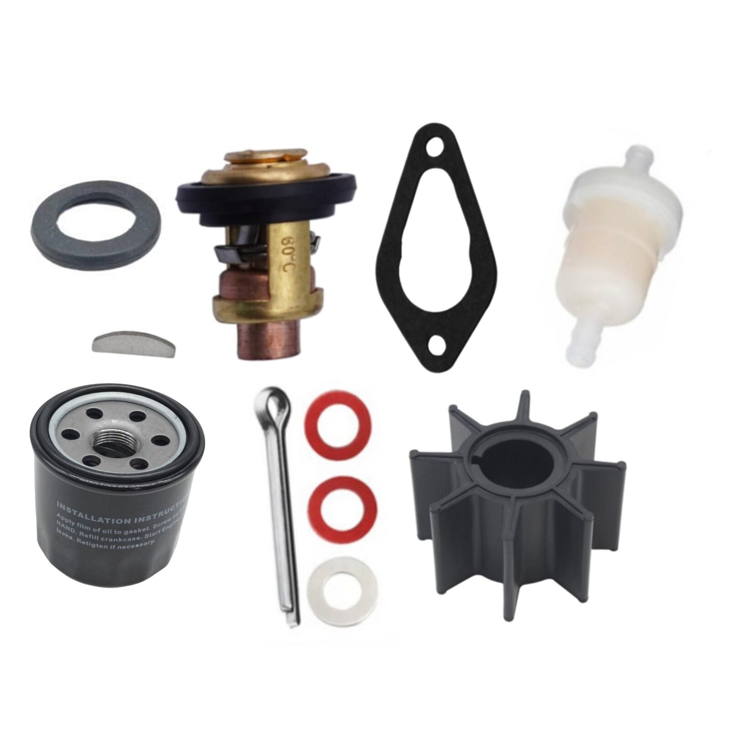 Maintenance Kit for Mercury Mariner 8HP 9.9HP Outboard