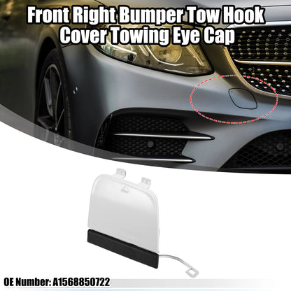 Tow Hook Cover for Mercedes-Benz GLA 45 AMG (2015–2020) White