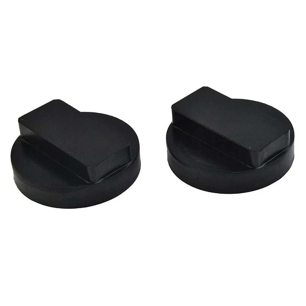 2 x Rubber Jacking Point Pad Adaptor Black for BMW 3/4/5 Series