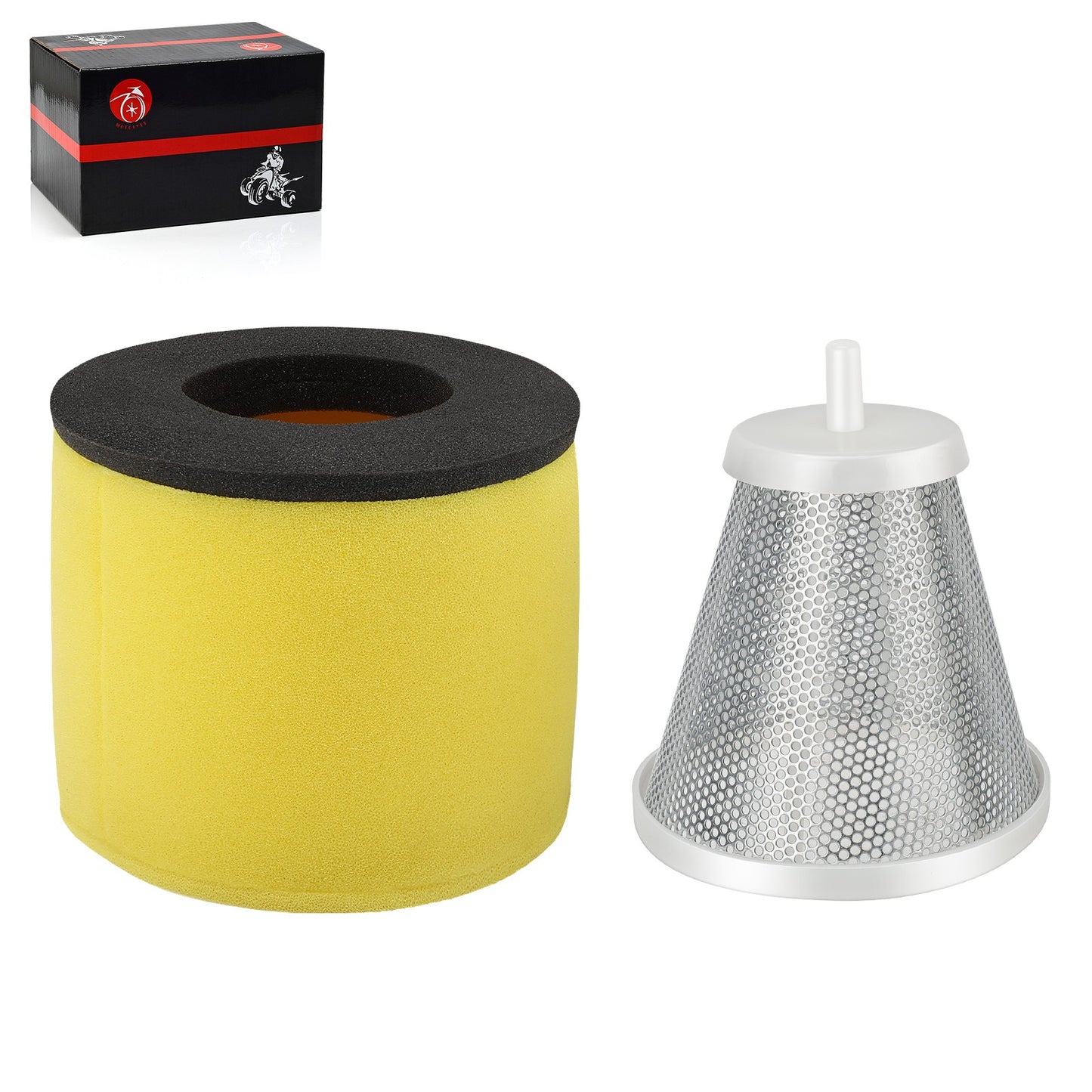 Air Filter Cleaner & Cage Holder for Suzuki Quadracer 450 (2004–2009)