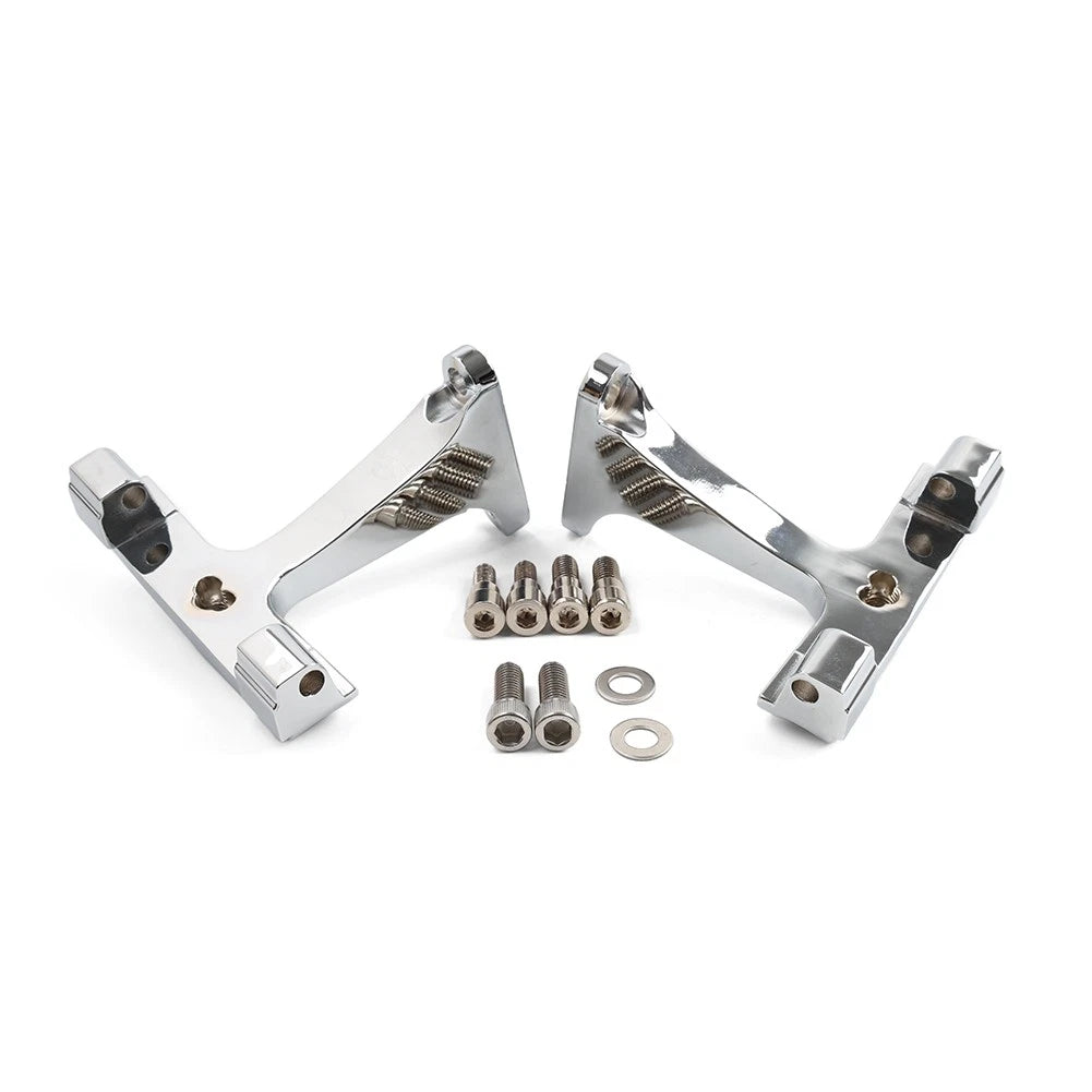2" Air Ride Pressure Gauge Bracket for Harley Touring