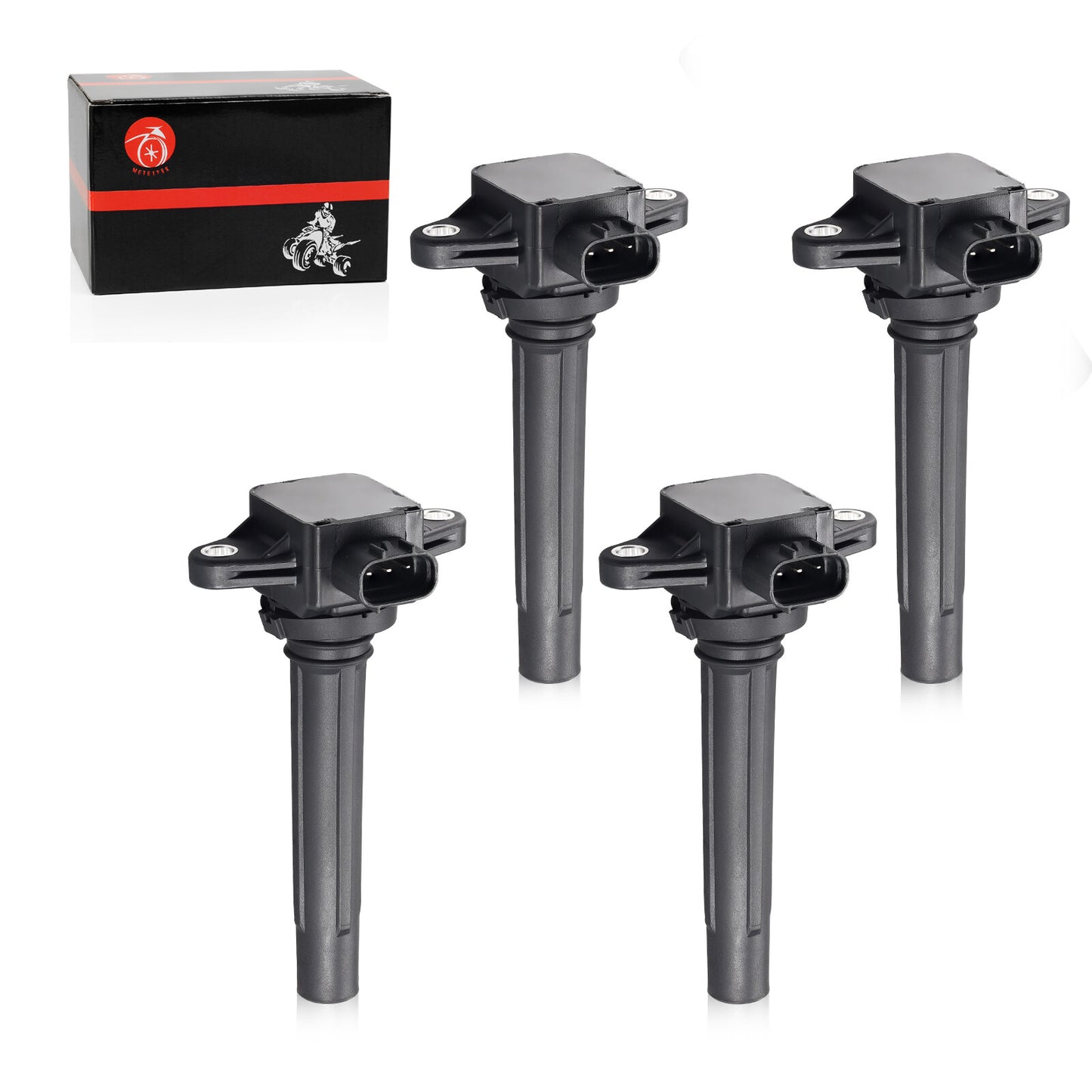 Set of 4 Ignition Coils for Yamaha WaveRunner GP1800 R HO SVHO (2017–2023)