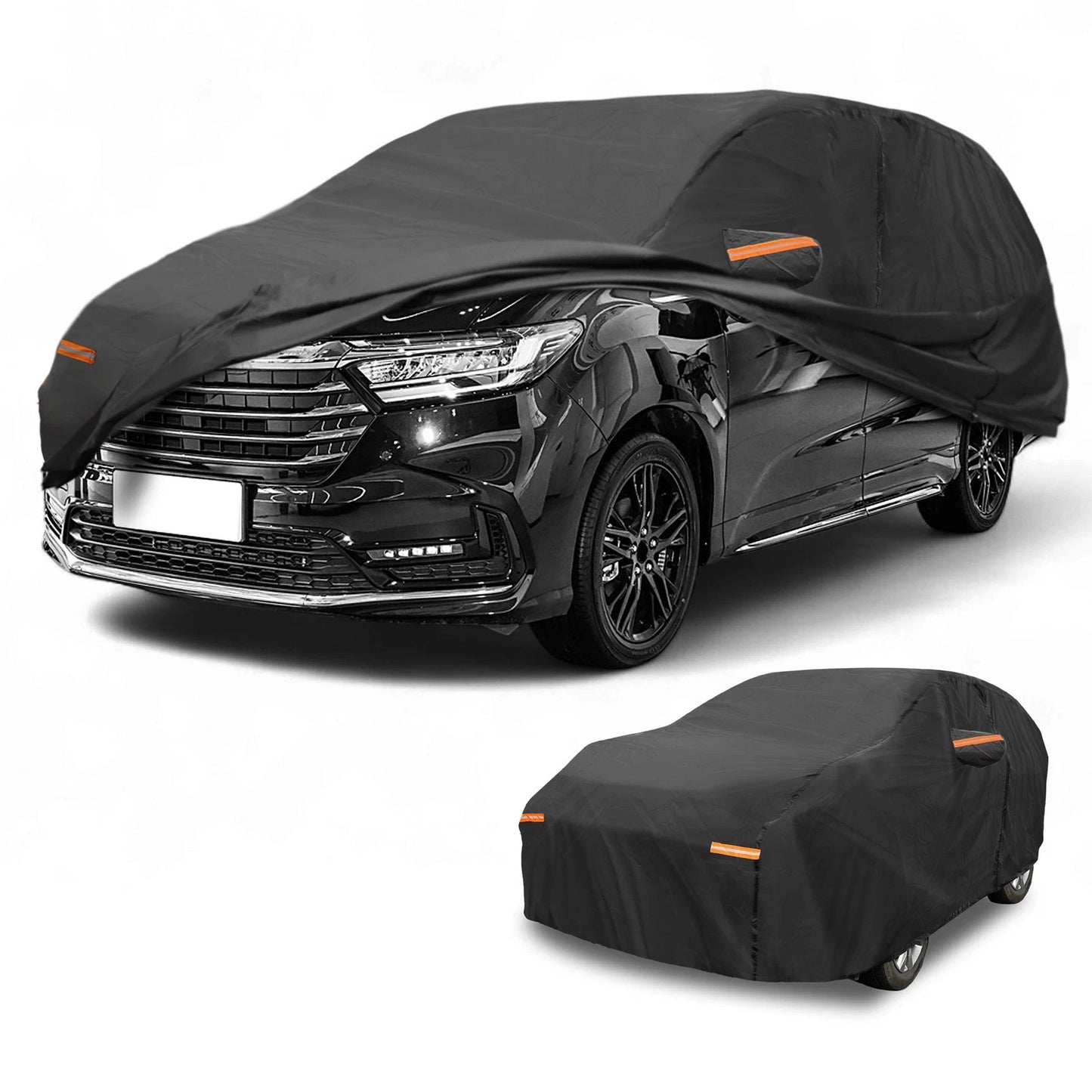 Waterproof Car Cover for Honda Odyssey (All Weather, 190T-PU, Black)