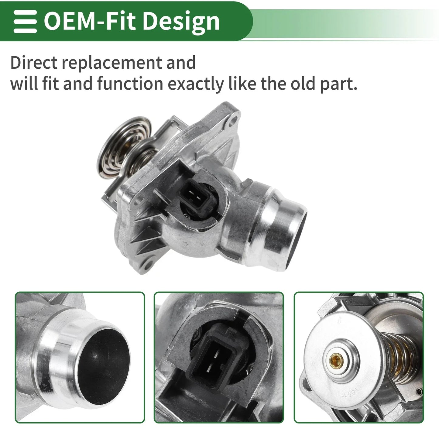 Engine Thermostat Housing Assembly for BMW X5 (2000-2003)