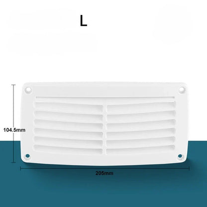 ABS Marine Vent Grille / Vent Grille with Angled Louvers for Privacy for ABS Marine