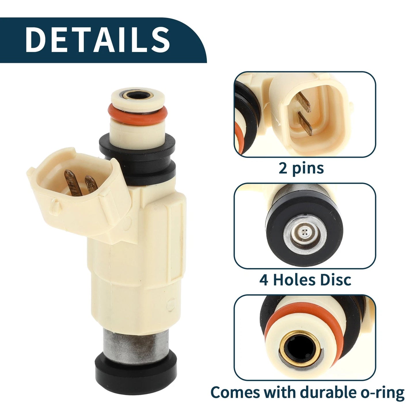 Fuel Injector No.CDH240 for Mitsubishi Galant DE ES 2.4 (2001–2003)