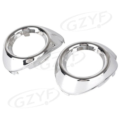 Front Fog Light Cover Bezels Trim Silver for Ford Focus (2012-2013)