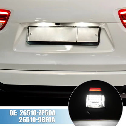2X White Red LED License Plate Light 26510-ZP50A for Nissan Frontier (2005–2019)