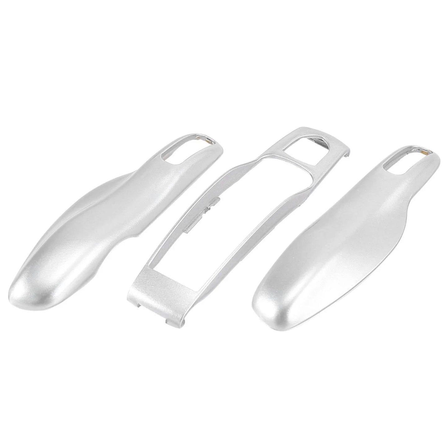 Silver Tone Car Remote Key Cover Fob Case for Porsche Cayenne, Panamera (2003-2023)