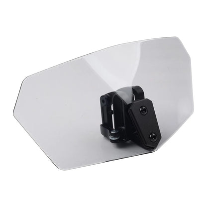 Adjustable Motorcycle Clip-On Windshield Extension Air Deflector