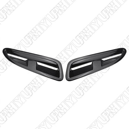 Front Bonnet Vent Air Inlet Trim Gloss Black for Jaguar XKR XK8 (2002-2009)