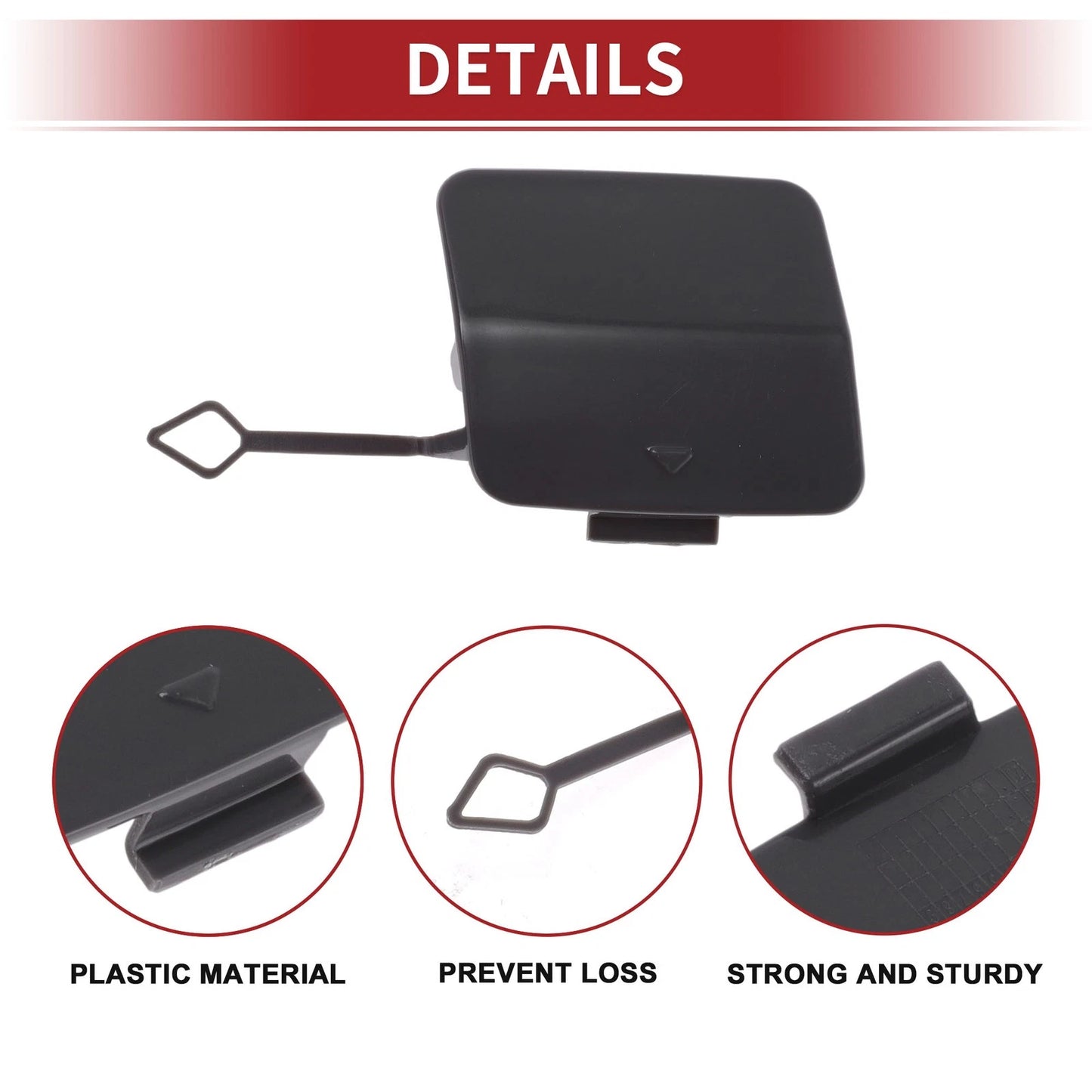 Front Tow Hook Cover Cap for BMW F20 116i 118i 120i 125i (2012–2019) No.51117292947