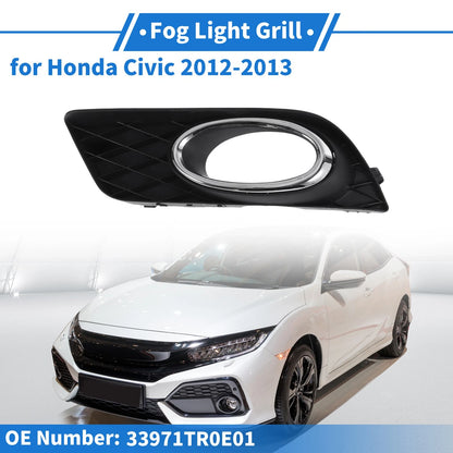 Front Left Fog Light Grill No. 33971TR0E01 for Honda Civic (2012–2013)