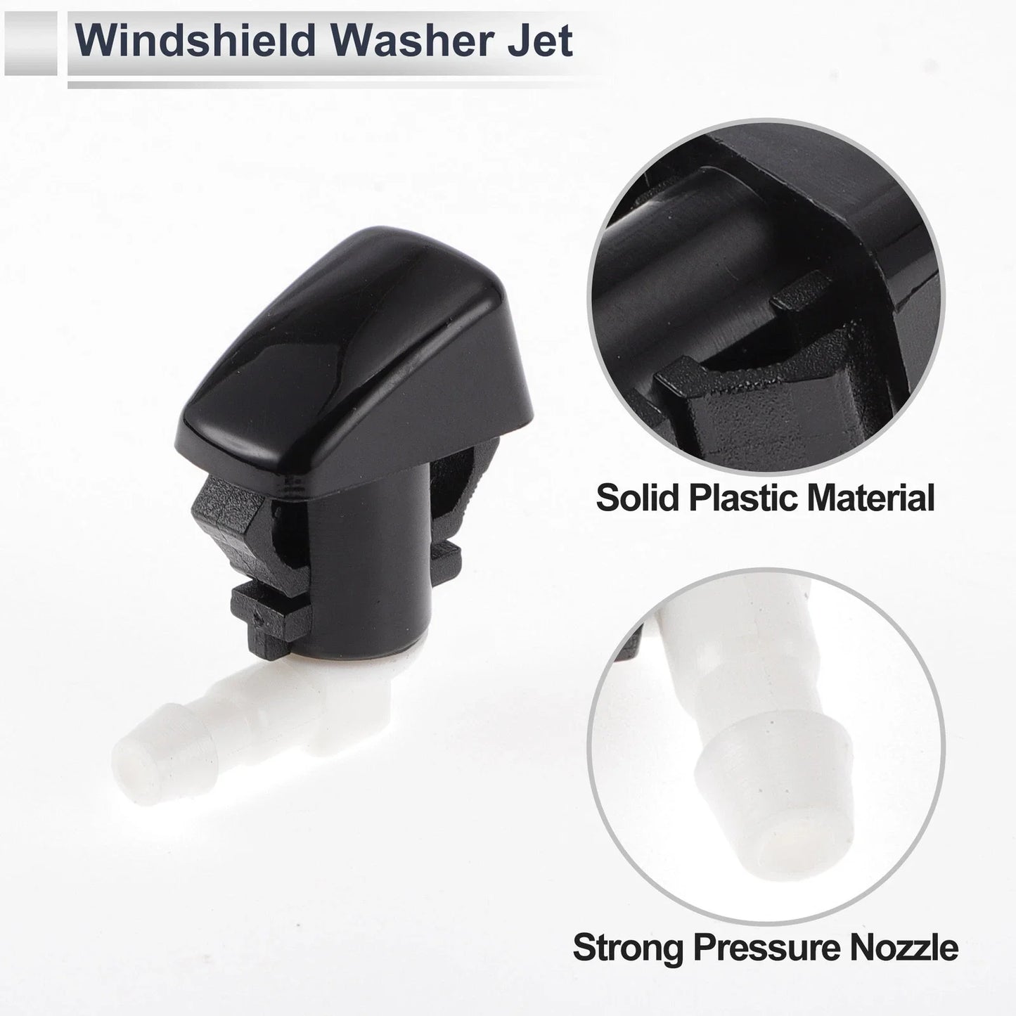 Washer Nozzle & 6 x Hose Connectors for Dodge (2011-2023)