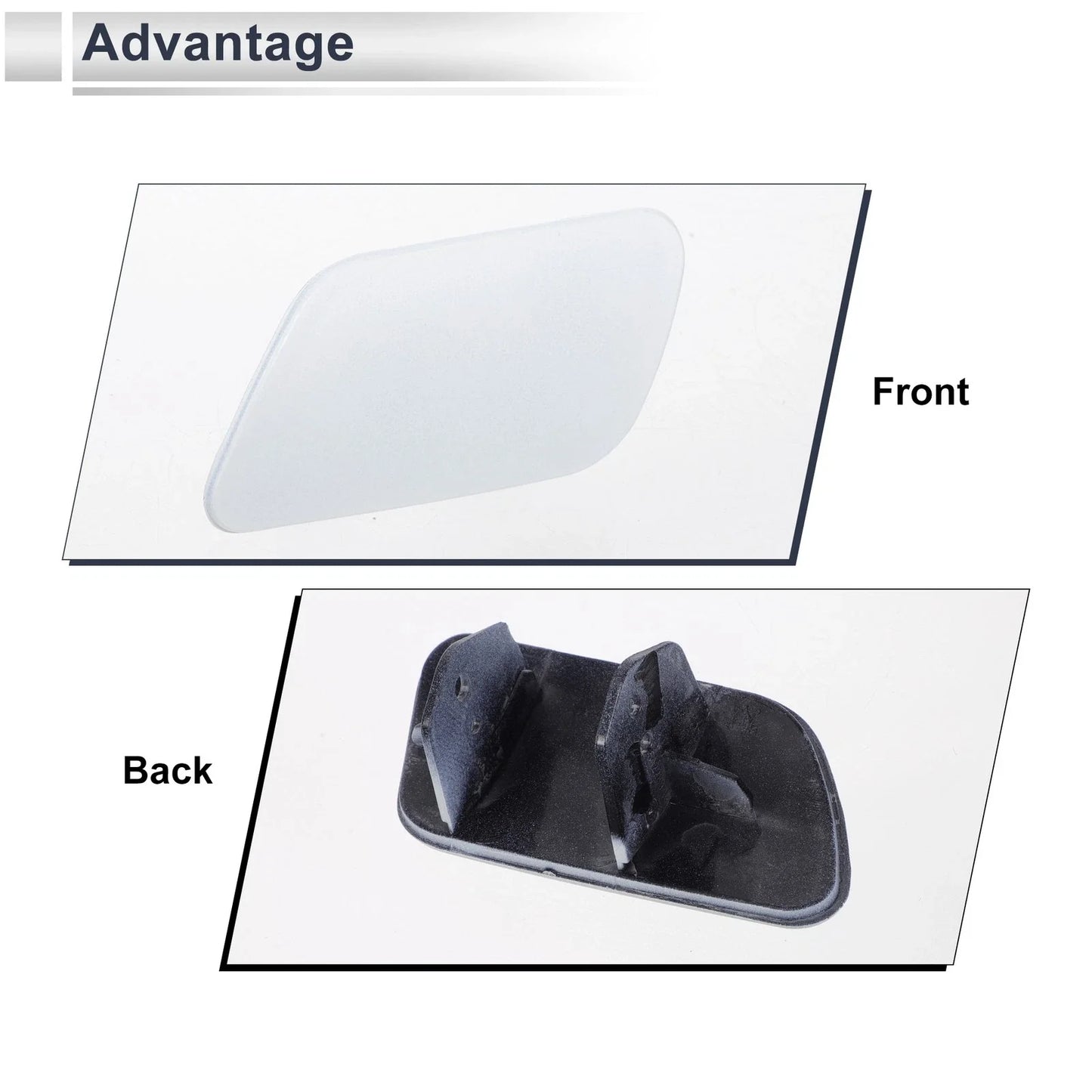 Front Left Side Bumper Headlight Washer Nozzle Cover Cap for BMW 740i