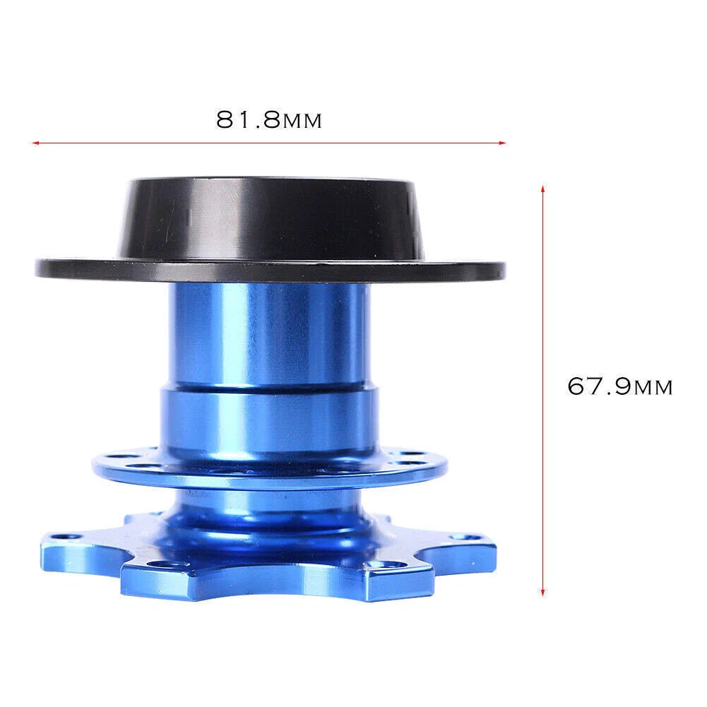 Steering Wheel Quick Release Hub Adapter for Sparco Momo Blue
