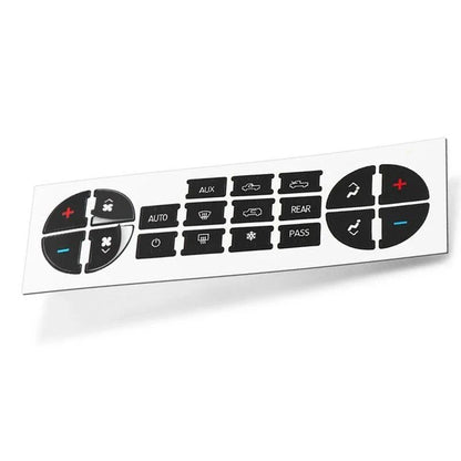 Set AC Dash Button Repair Kit Decal Stickers for Car