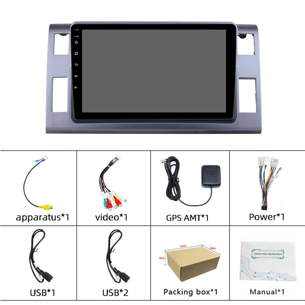 Wireless Carplay Android Auto Head Unit Radio for Toyota Previa Estima (1990-2000)