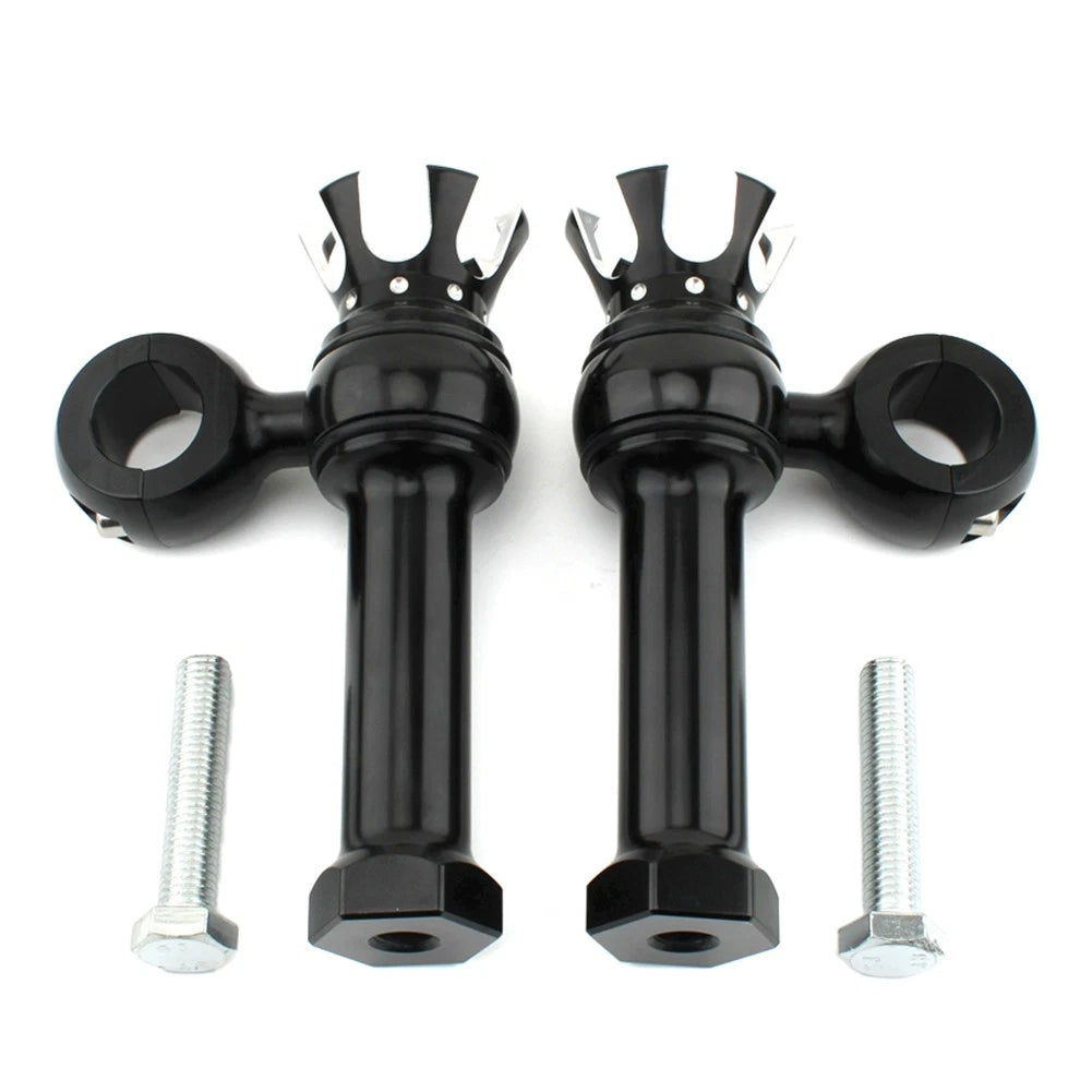 1.25" Chrome Foot Pegs for Harley Touring Road Street Glide