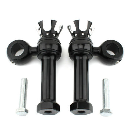 1.25" Chrome Foot Pegs for Harley Touring Road Street Glide