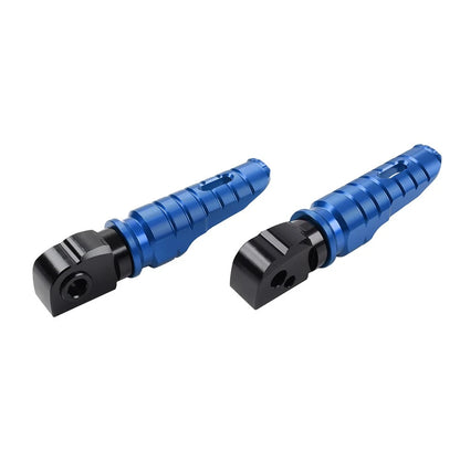 Blue Rear Footrests Foot Pegs for BMW R Nine T (2014–2023), F900R (2020–2023), R1250R, S1000R