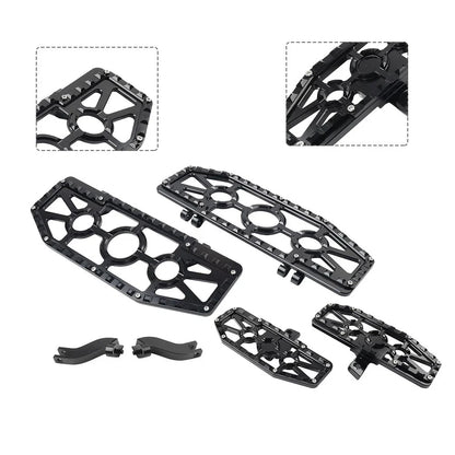 Alu Front Floorboard & Rear Foot Pegs with Mounts for Harley Touring (1993-2023)