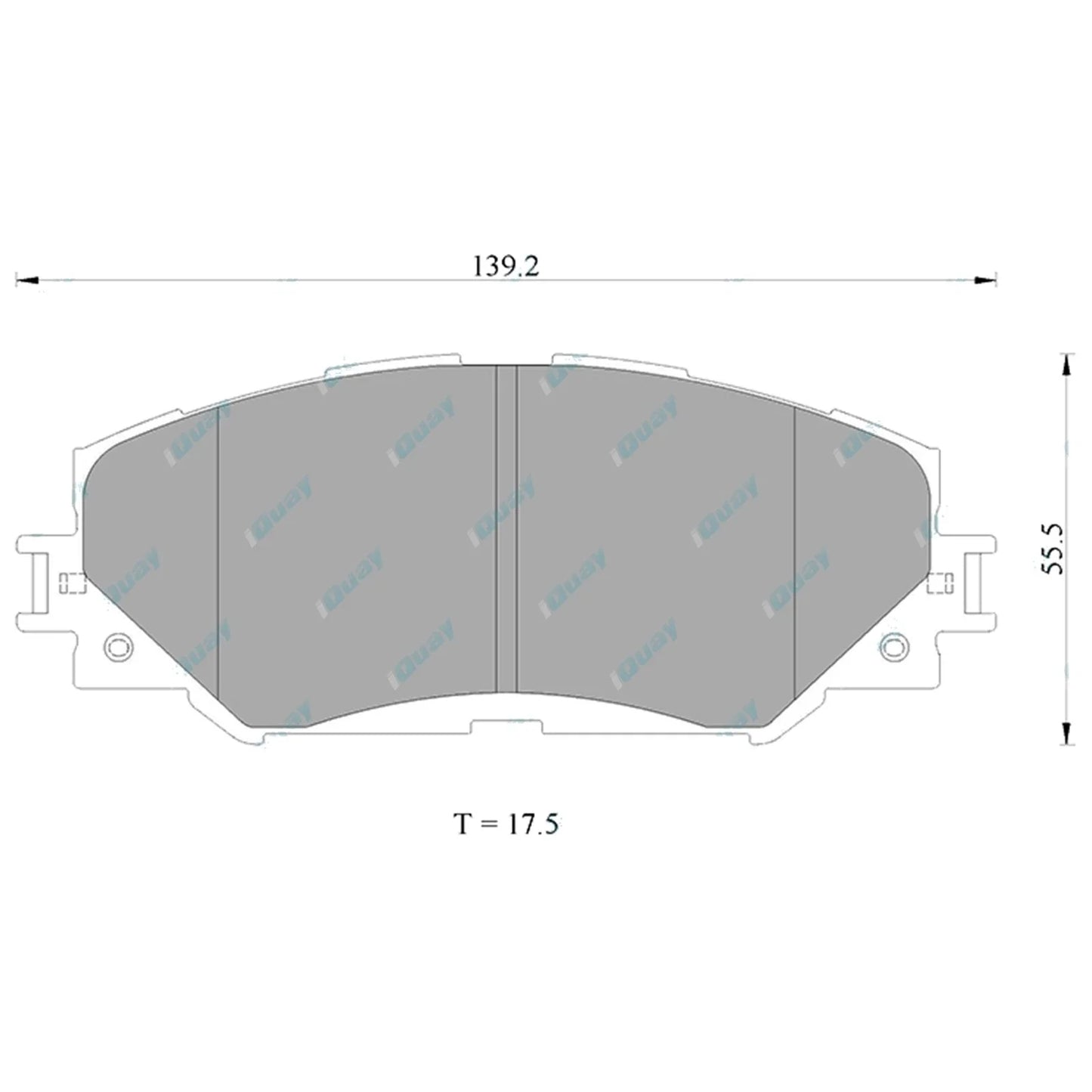 Front Disc Rotors & Bremtec Brake Pads for Toyota Corolla ZRE152 ZRE153 ZRE182 (2007-2018)