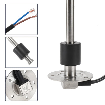Fuel Sending Unit and Gauge Kit 0-190 Ohm for Boat Car Truck (0-190)