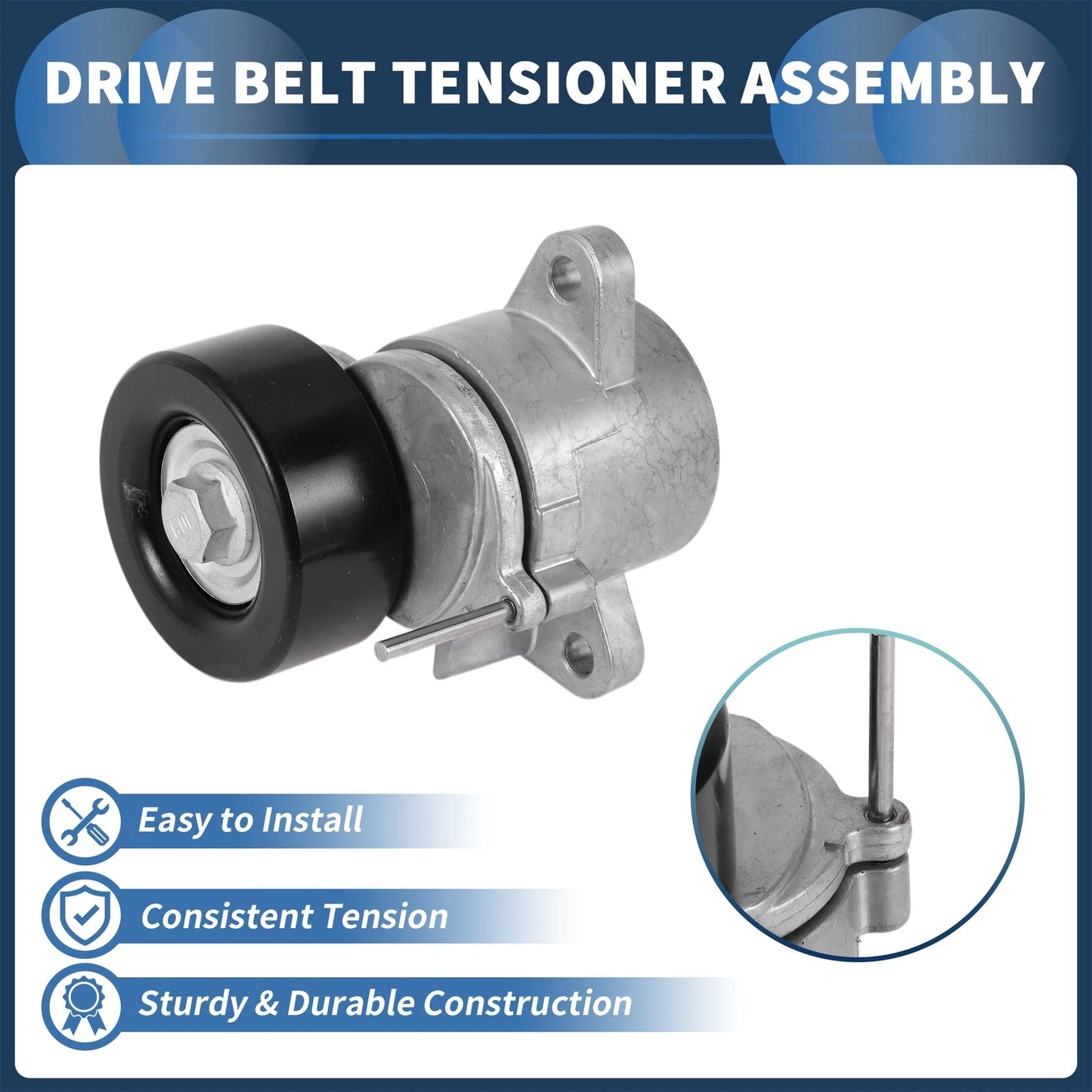 Belt Tensioner for Chevrolet Astra (1999–2011) No. 25190645/1340544 Metal
