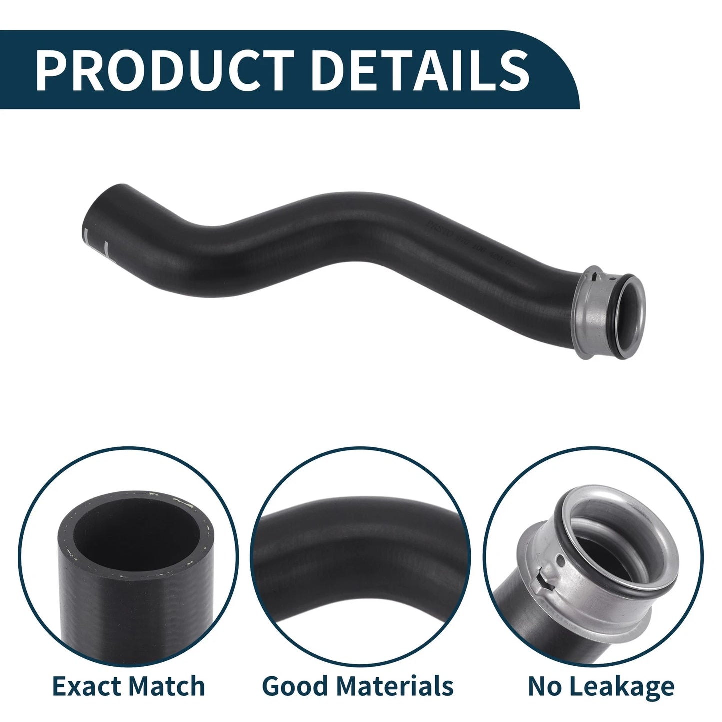 Radiator Hose No. 97010640202 for Porsche Panamera (2010–2016)