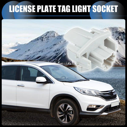 2X License Plate Tag Light Socket No. 34102SWAA01 for Honda Civic Odyssey