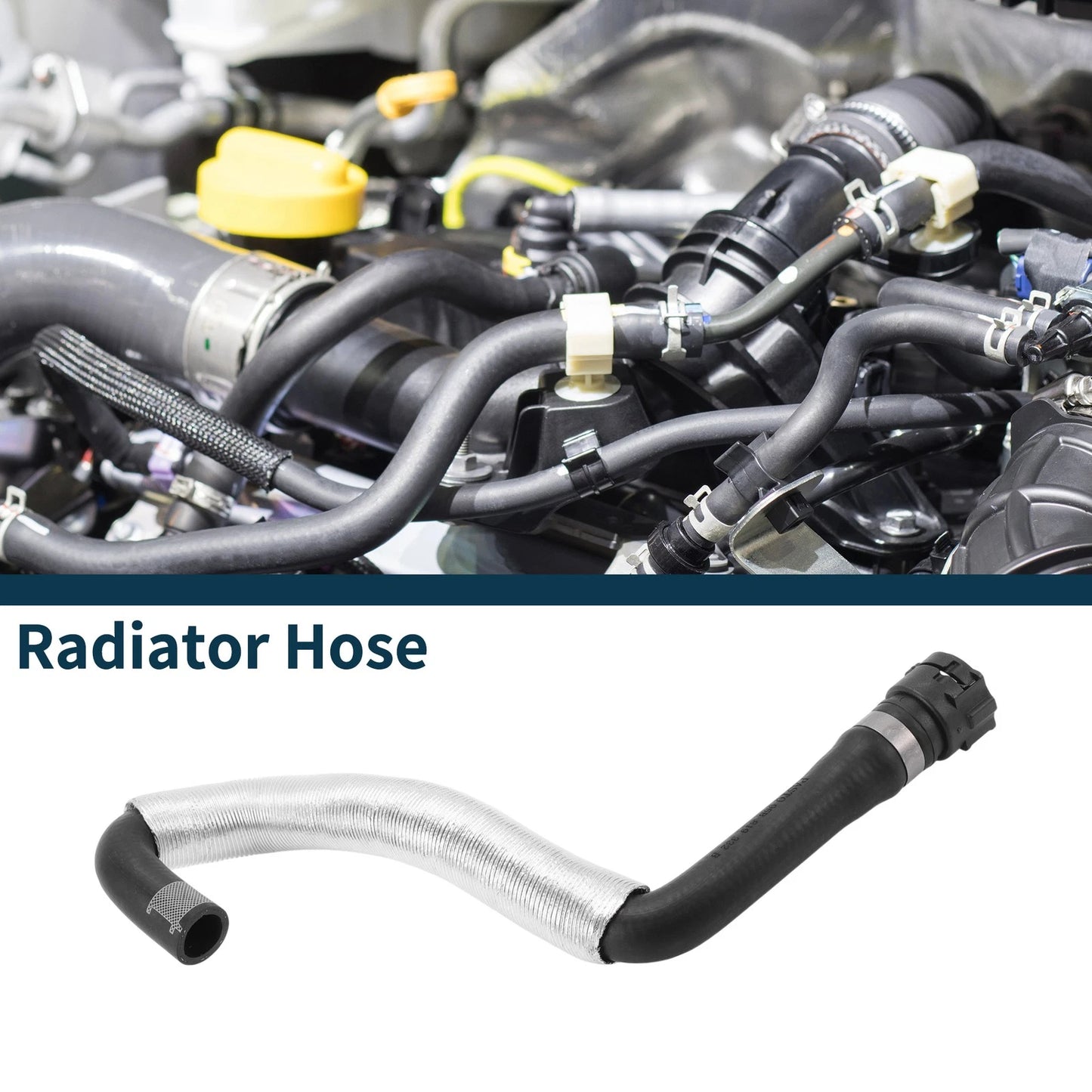 Radiator Hose for Porsche Macan (2015) No. 95B819332A Rubber Coolant Pipe