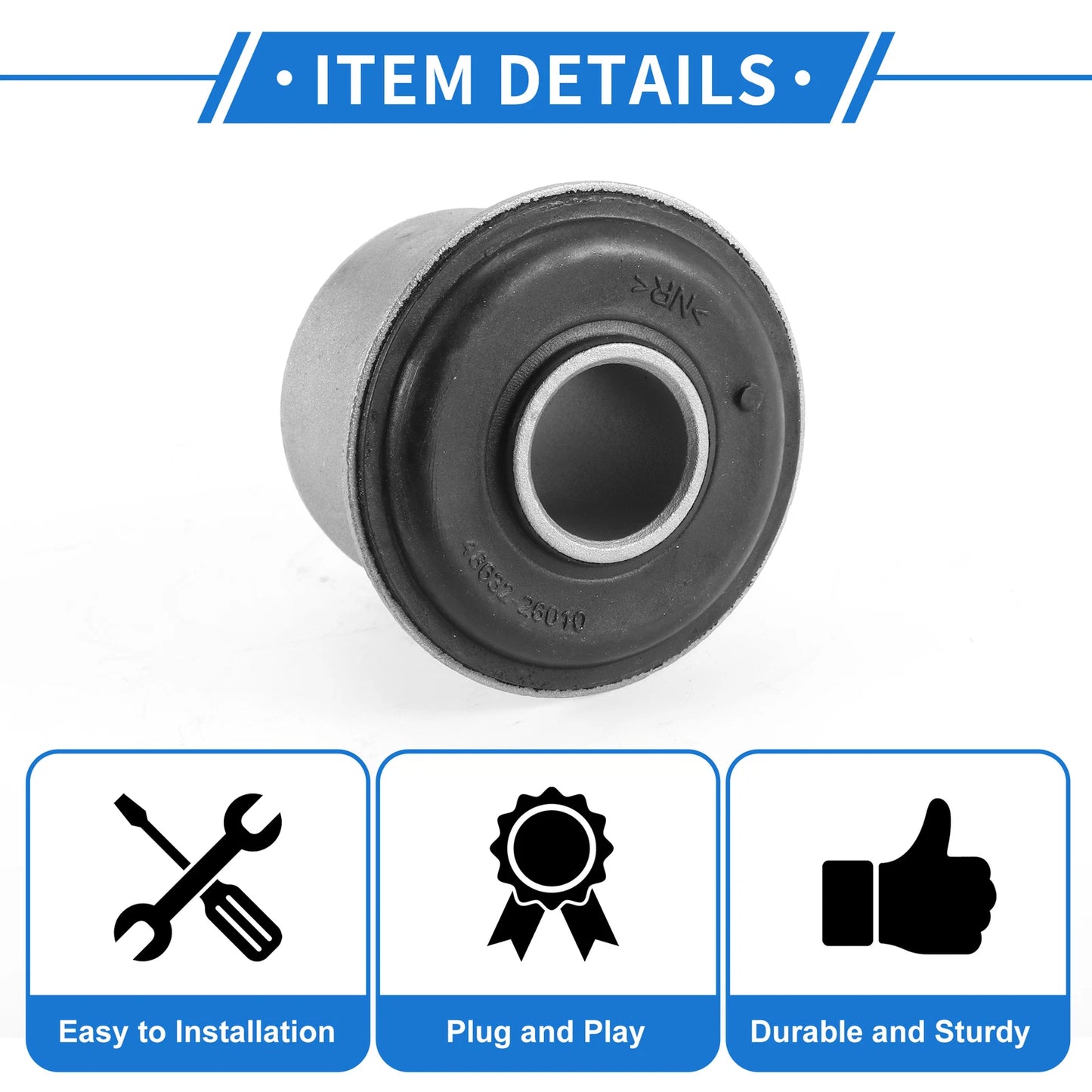 Front Upper Control Arm Suspension Bushing No. 4863226010 for Toyota Dyna 100 (2000–2004)