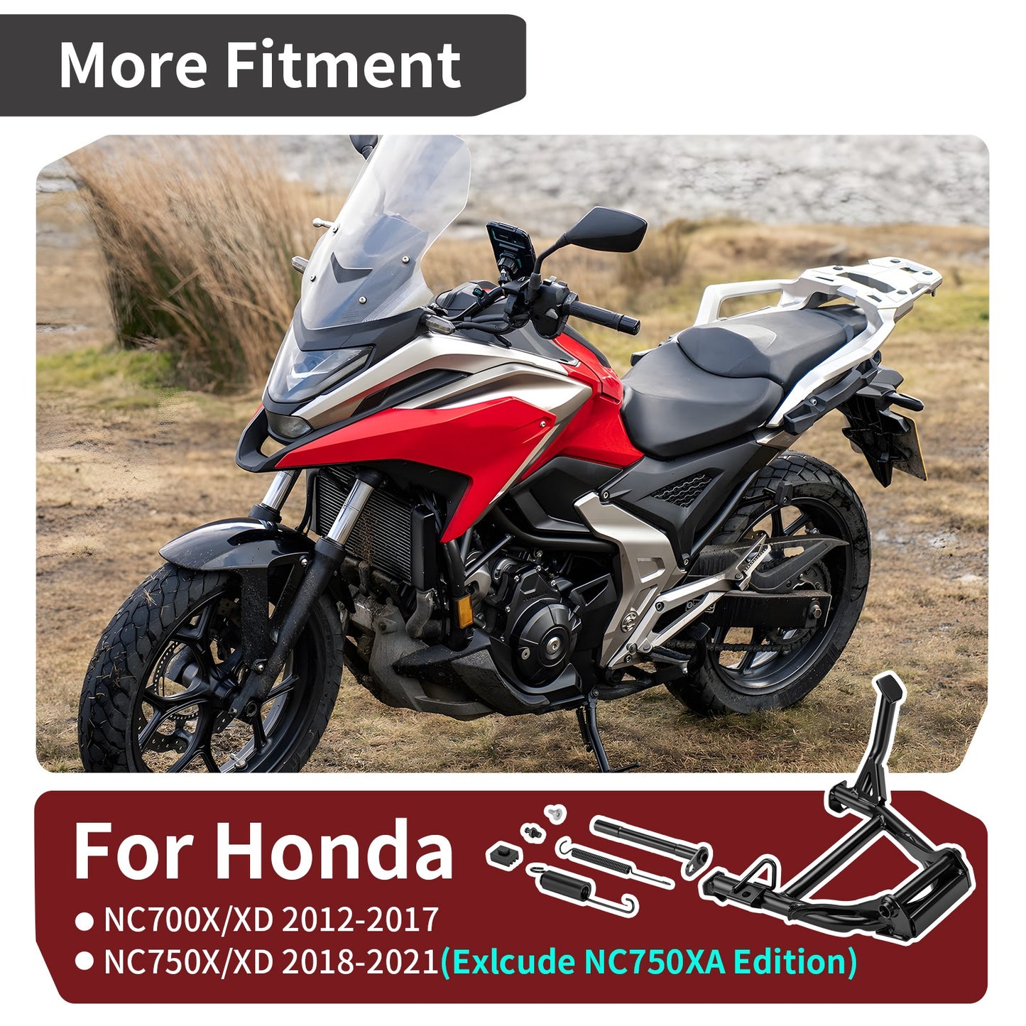 Center Stand Kit for Honda NC750X/XD NC700X/XD (2012–2021)