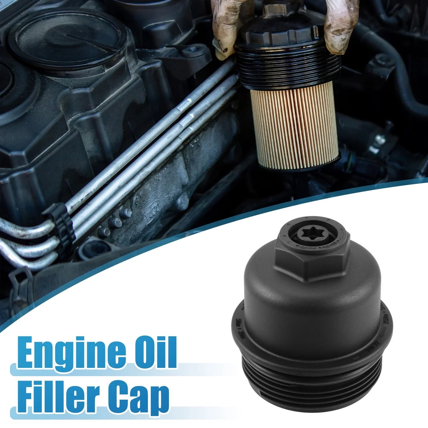 OEM Engine Oil Filter Housing Cap for BMW X1 X2 (2016-2019) (2018-2019)
