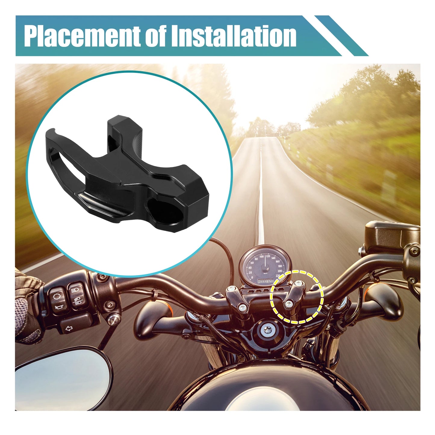 Set of 1 Motorcycle Handlebar Hook for Honda PCX160 (2012–2023)