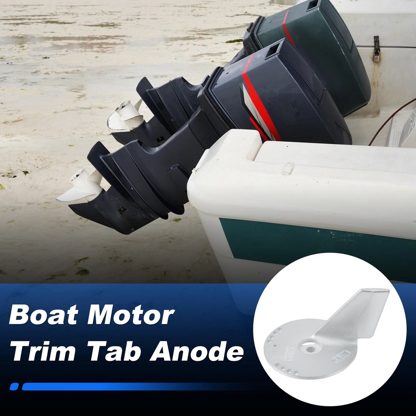 Trim Tab Anode for Suzuki Outboard Motor 60-140HP (No Year Specified)