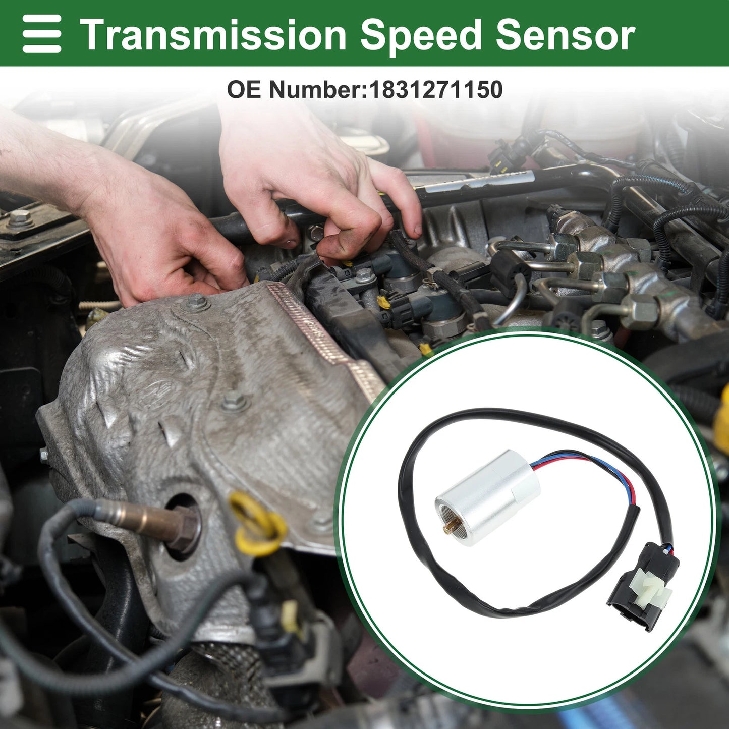 1 Pc Transmission Odometer Speed Sensor for Isuzu CVR CXH CXM CXZ