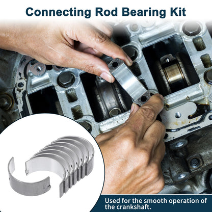 Set of 8 Connecting Rod Bearings for Toyota Starlet (No.1304113040)