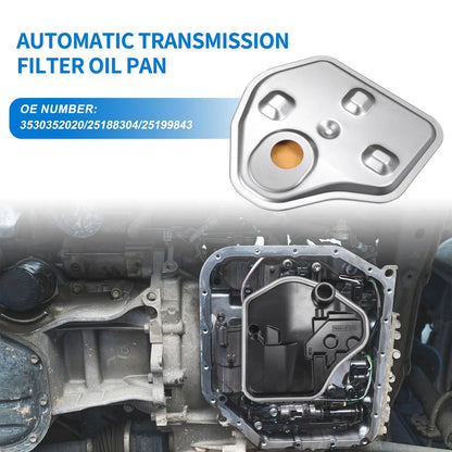 Transmission Fluid Filter Oil Pan for Chevrolet Spark (2013-2019)